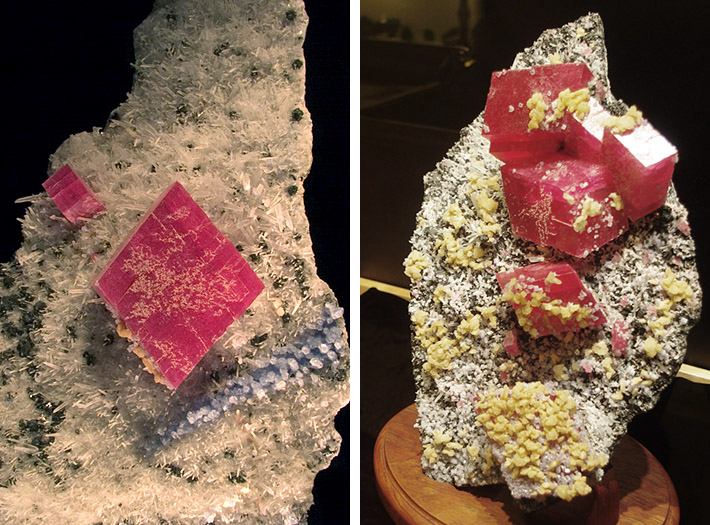 Rhodochrosite crystals from Sweet Home Mine, Alma, Colorado