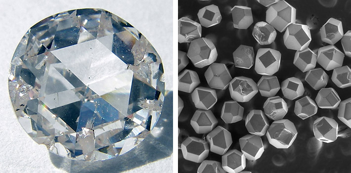 Synthetic diamonds