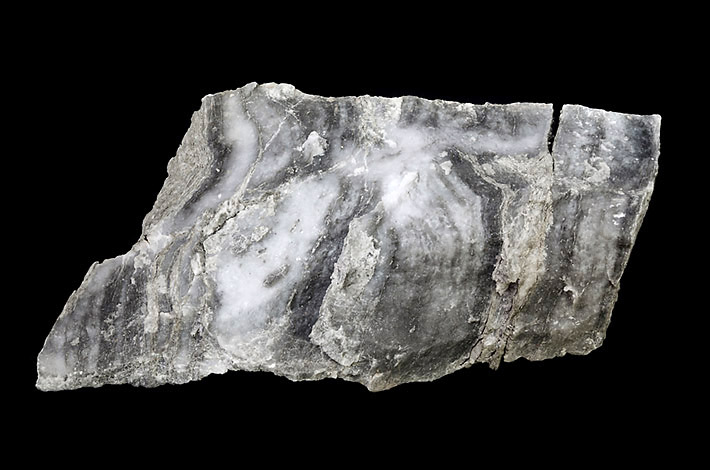 Layered massive anhydrite from Gemerska Horka, Slovakia