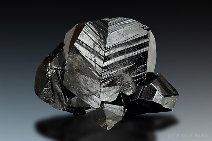 Twinned cassiterite crystals from Viloco Mine, Loayza, Bolivia