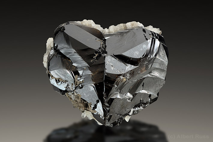 Cassiterite crystals from Viloco Mine, Loayza, Bolivia