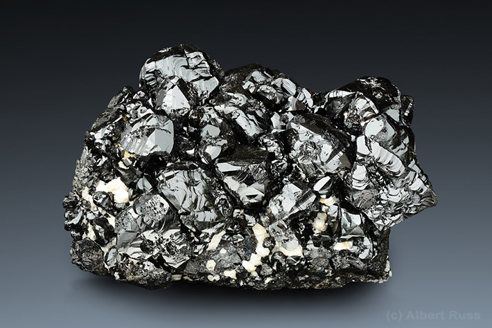 Cassiterite mineral crystals from Viloco Mine, Loayza, Bolivia