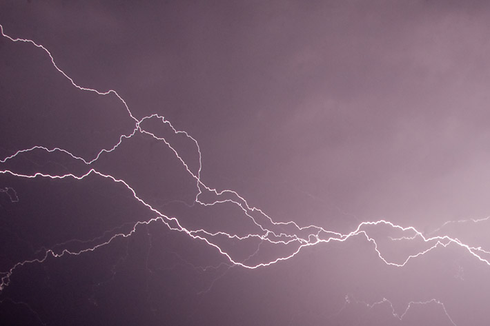 Lightning strike