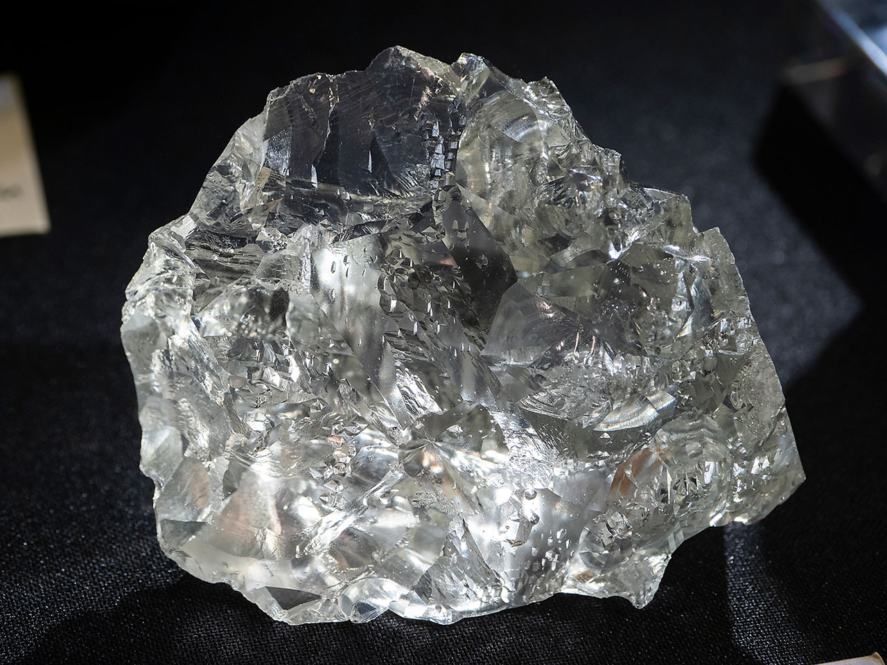 Etched topaz crystal from Minas Gerais, Brazil