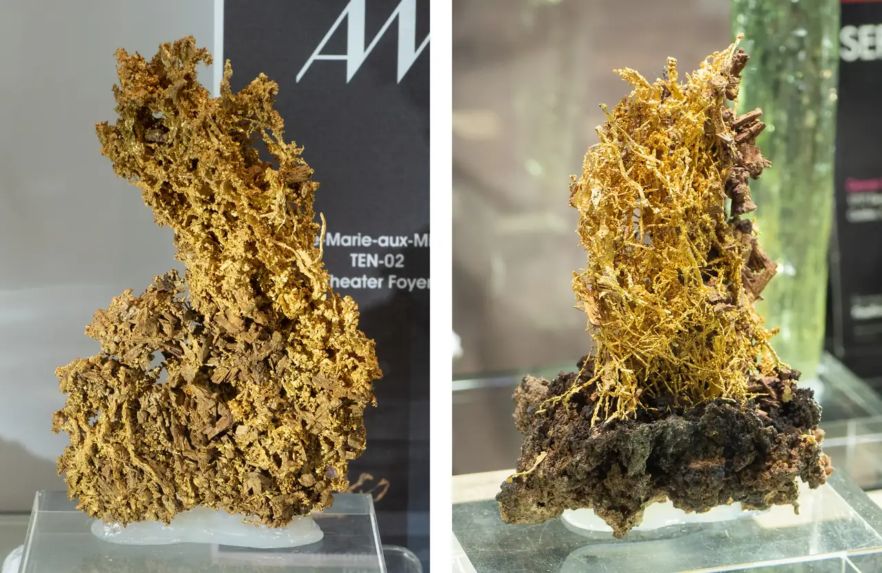 New finds of native gold with nepheline from Tiglit, Guelmim, Morocco.