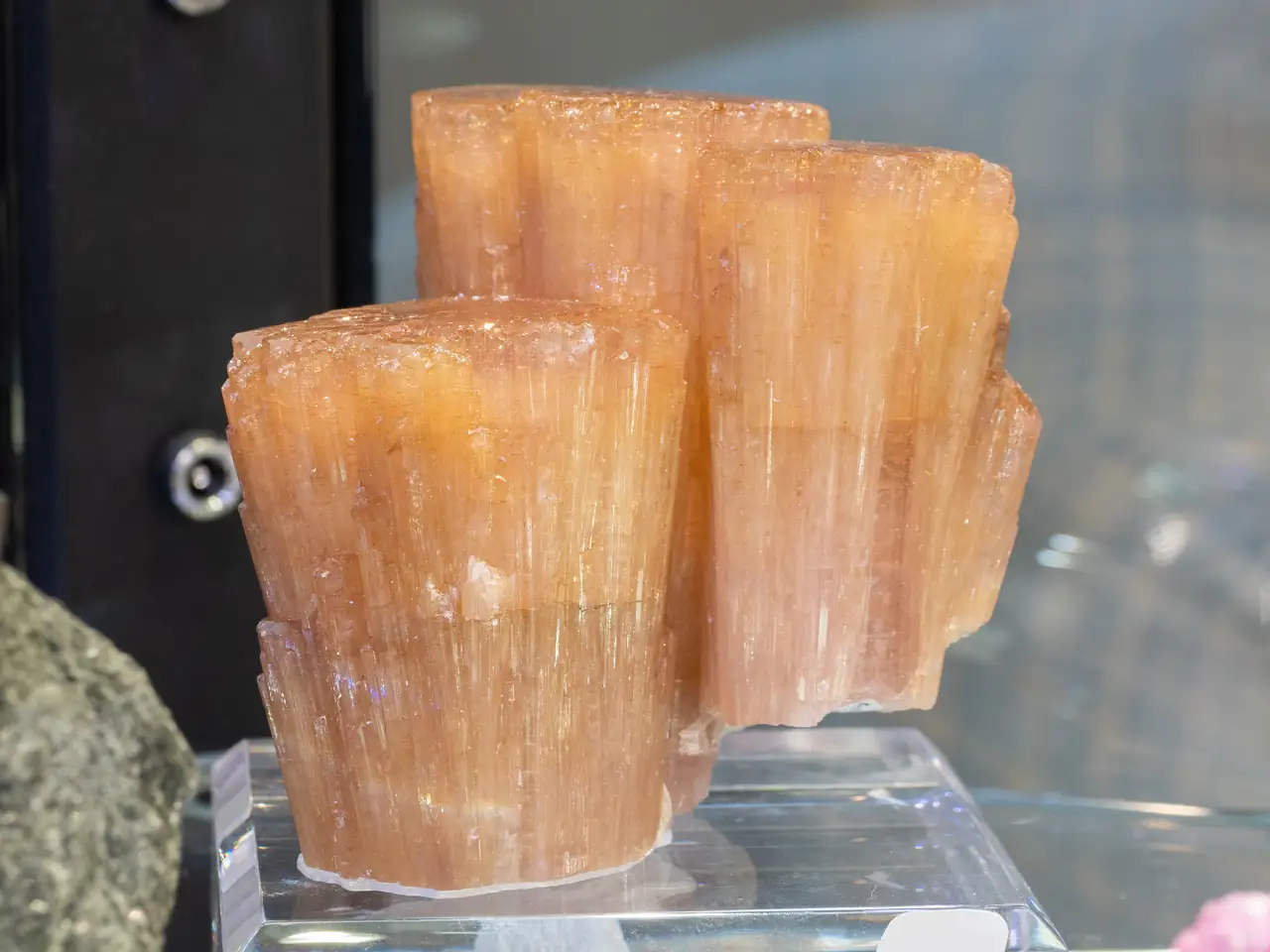 Quite large orange-pink tourmaline from Khetchel, Malo, Myanmar.