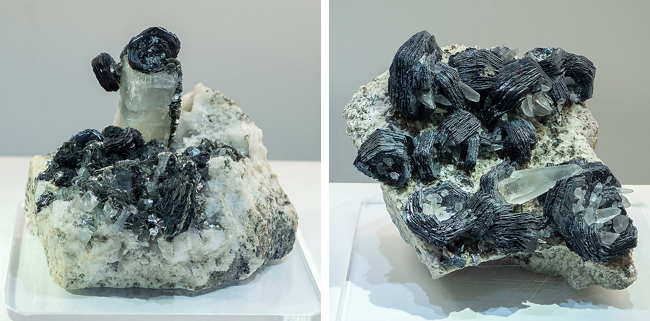 Alpine Hematite iron roses from the Zillertal Alps, Austria