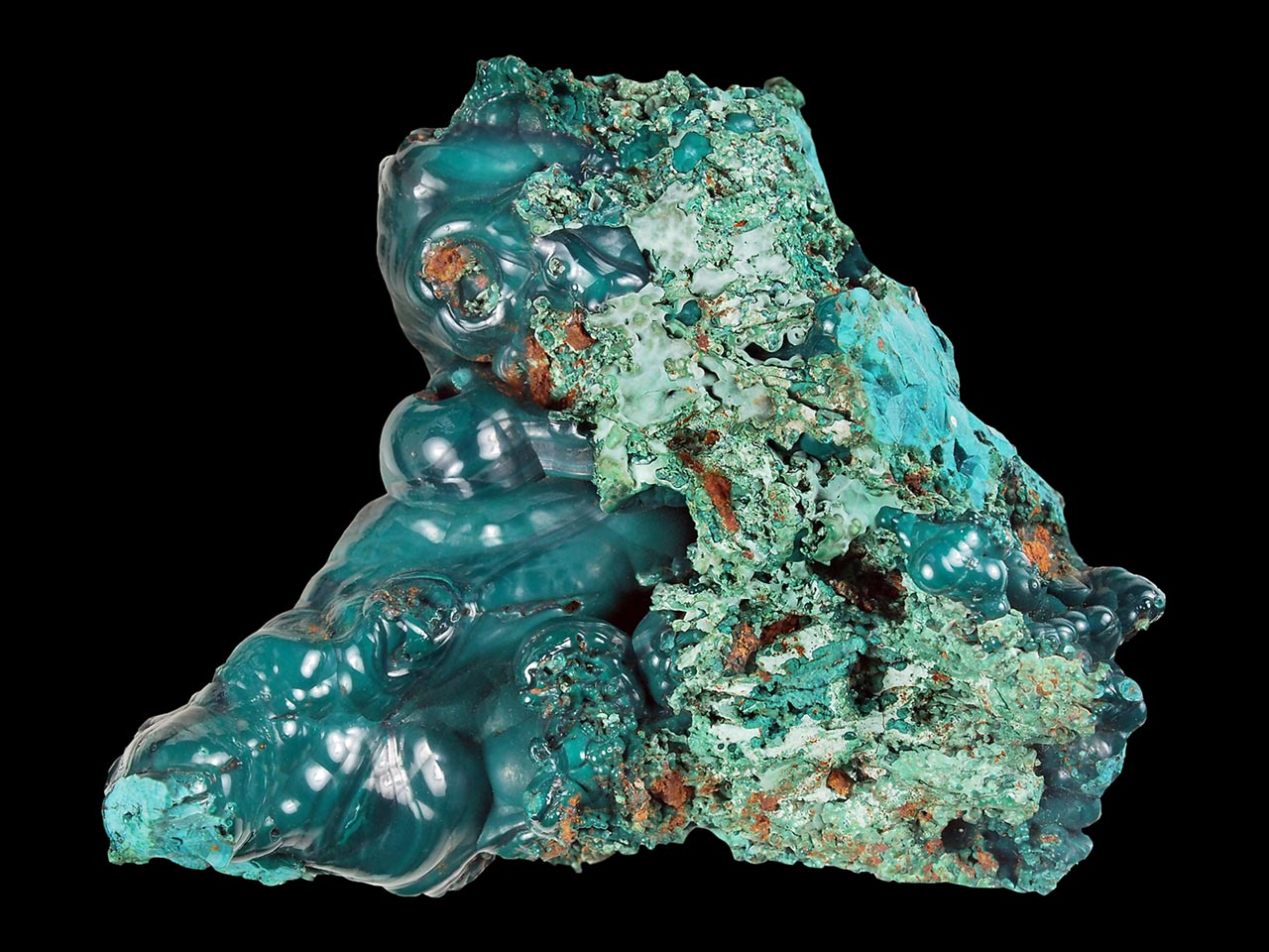 Pseudomalachite from Nizhny Tagil, Sverdlovskaya Oblast, Ural Mts., Russia