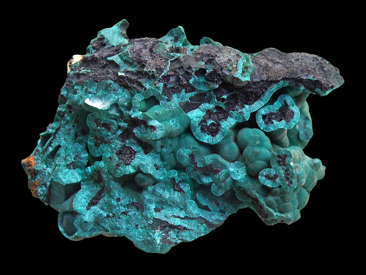 Pseudomalachite from Nizhny Tagil, Sverdlovskaya Oblast, Ural Mts., Russia