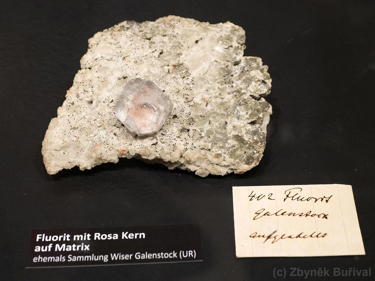 Alpine fluorite from Galenstock, Kanton Uri, Switzerland