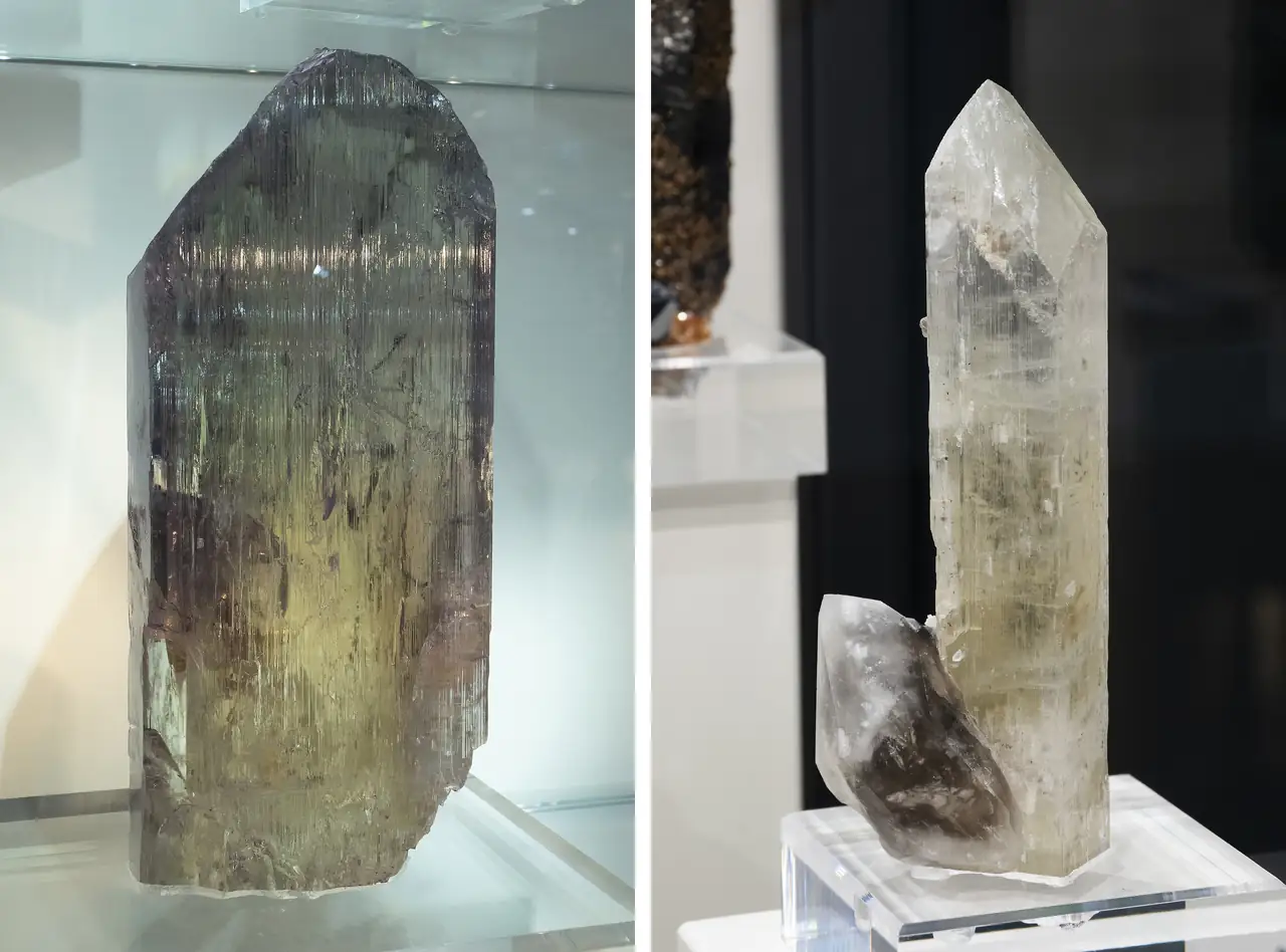 Columnar large spodumene crystals from Mawi pegmatite, Nuristan, Afghanistan