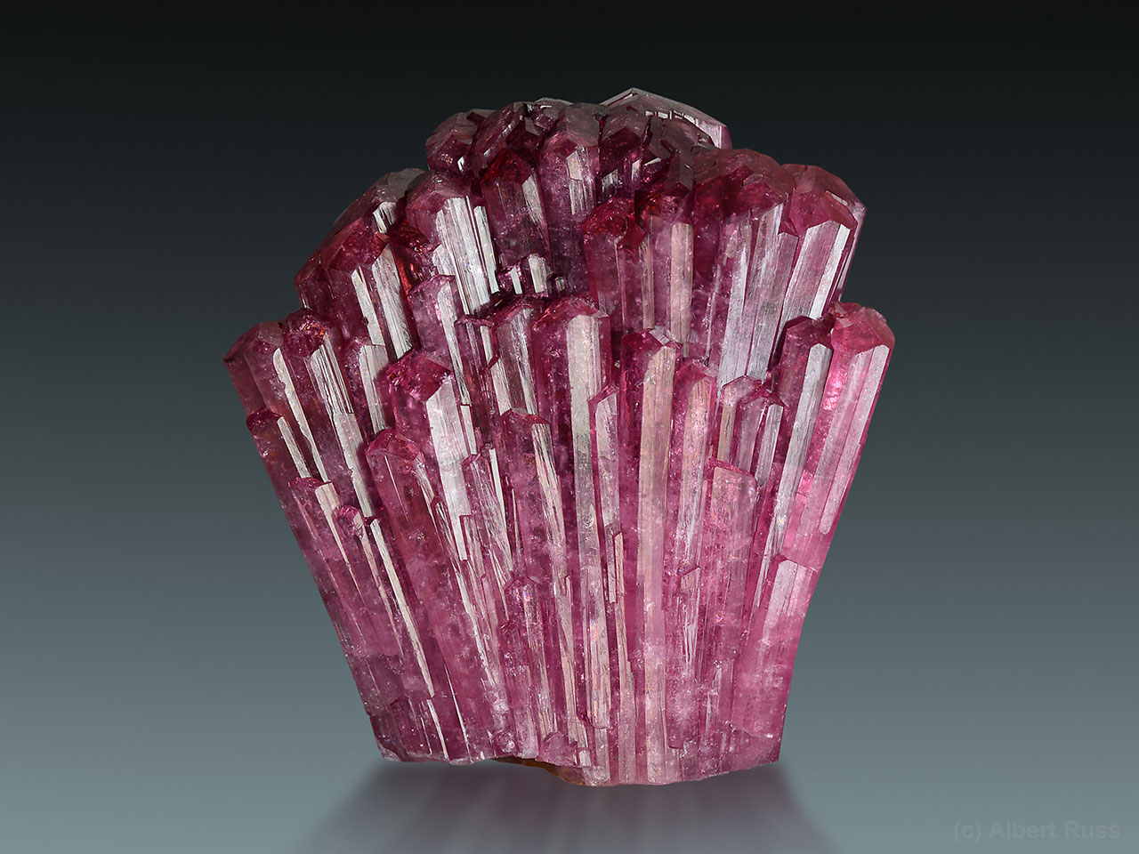 Fluor-liddicoatite in uncommon crystal form from  Minh Tien, Luc Yen District, Yenbai Province, Vietnam.