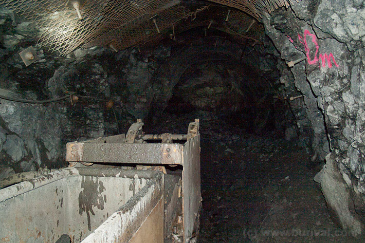 Construction of the new underground adit