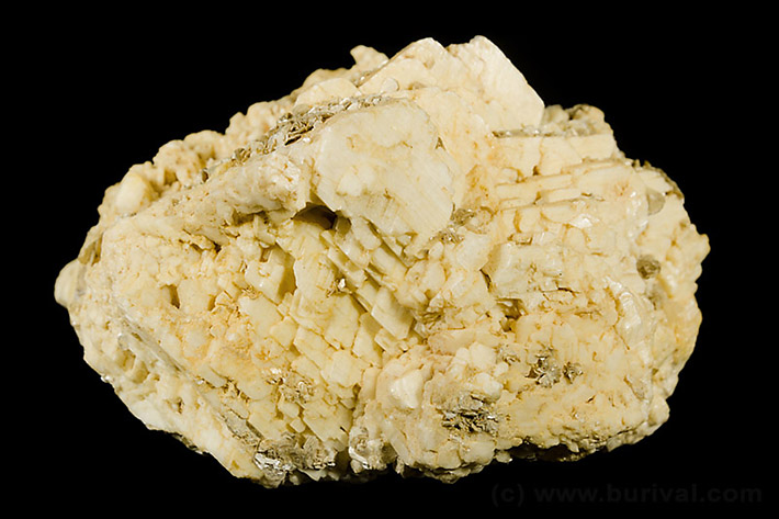 Albite feldspar crystal from pegmatite in Bobrůvka, Czech Republic