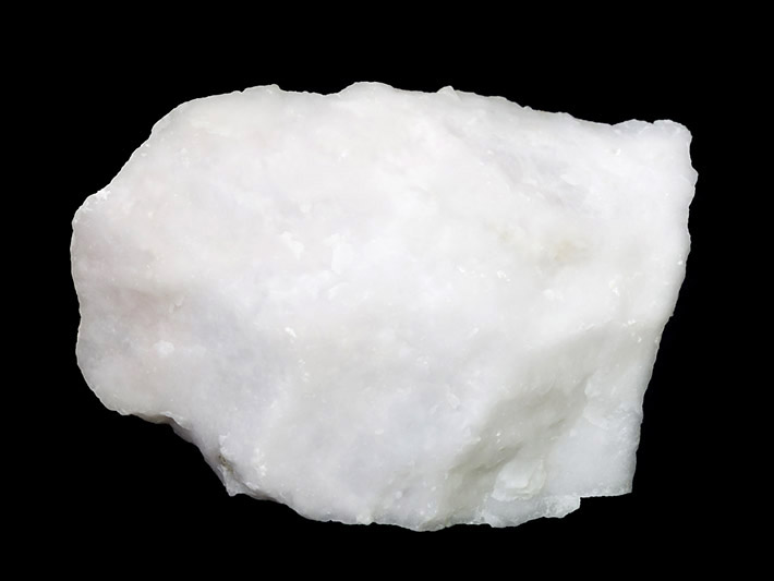 Massive fine grained white anhydrite from Novoveska Huta, Slovakia