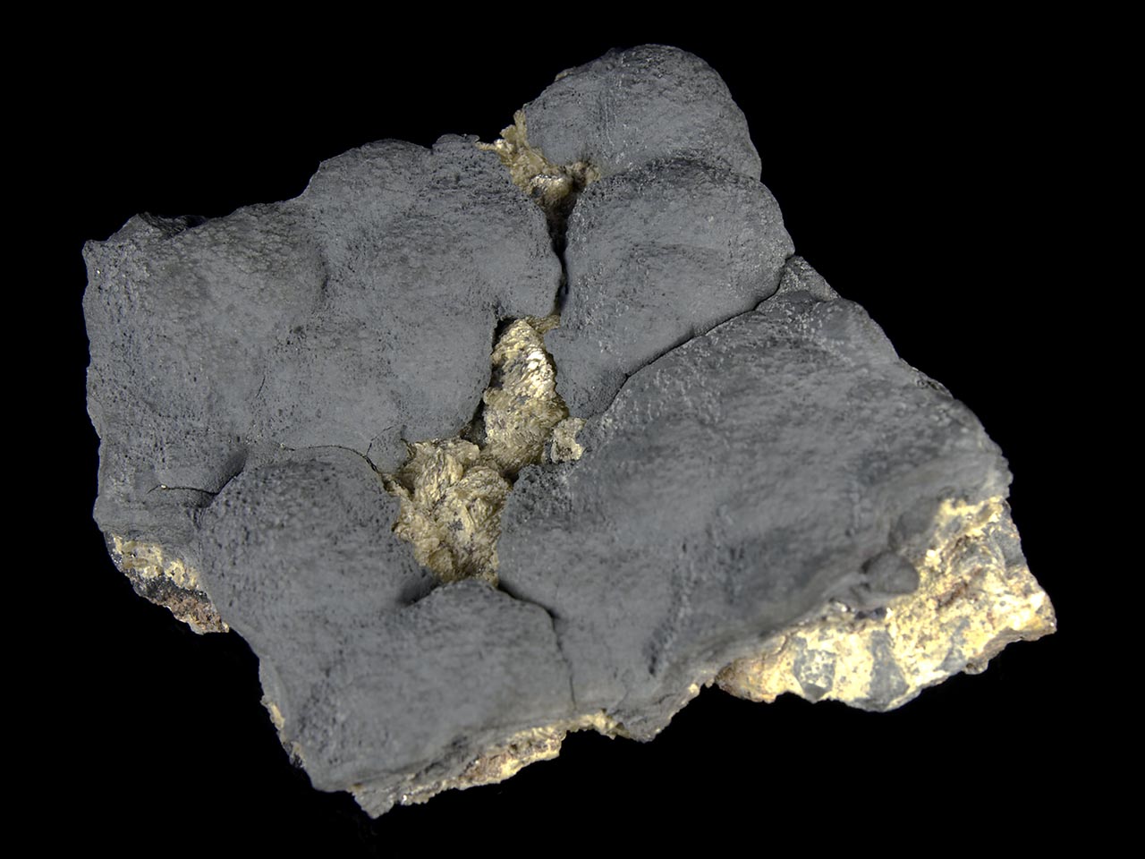 Botryoidal native arsenic from Příbram, Czech Republic