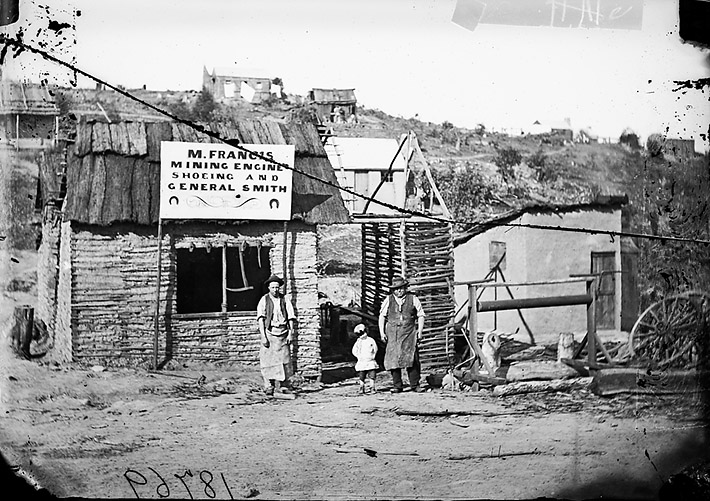 M. Francis, mining engineer, shoeing & general smith at Hill End, NSW, Australia