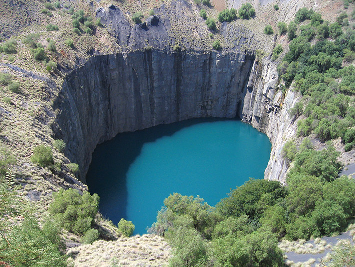 Legendary Big Hole diamond mine in Kimberley, South Africa