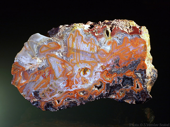 Breccia agate from Horni Halze, Czech Republic