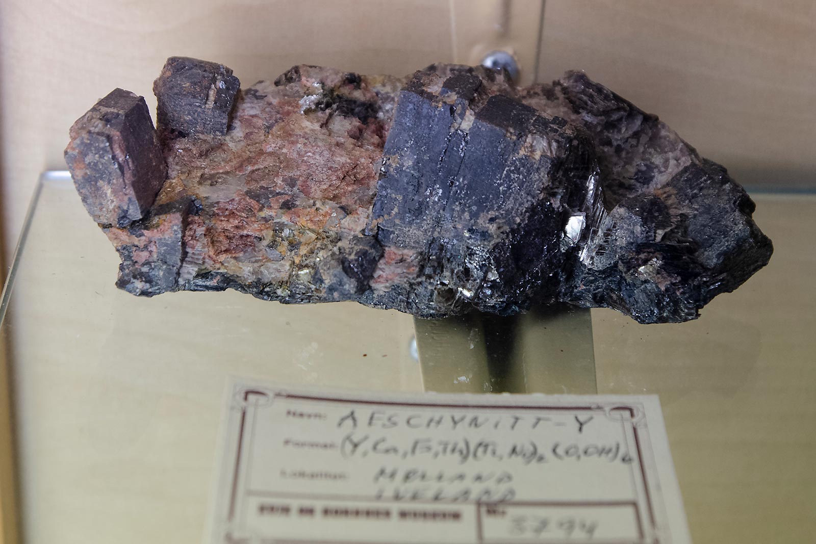 Mineral Museum Fennefoss near Evje, Norway