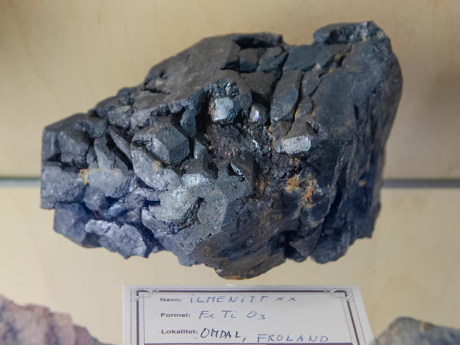 Mineral Museum Fennefoss near Evje, Norway