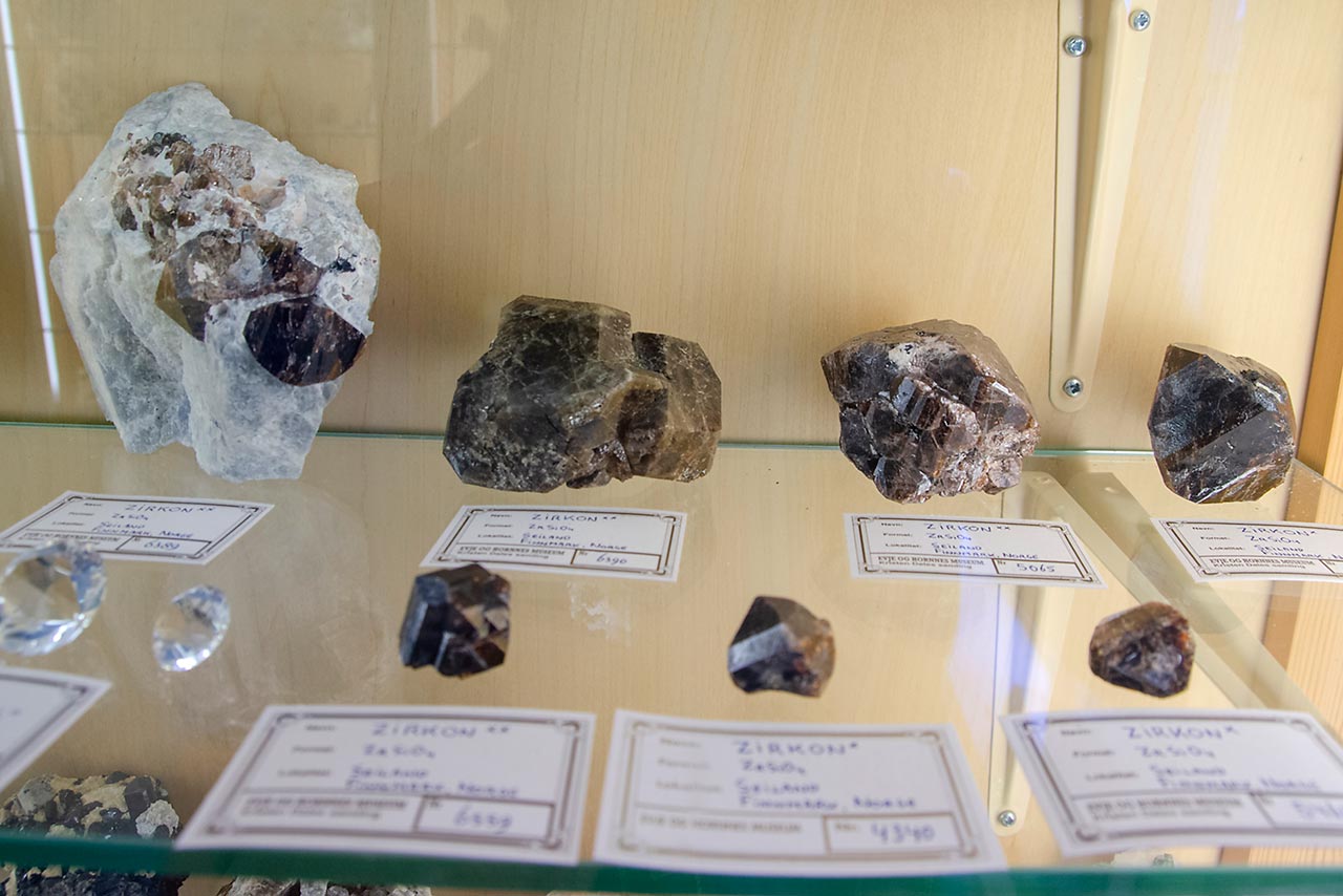 Huge zircon crystals from Seiland, Norway