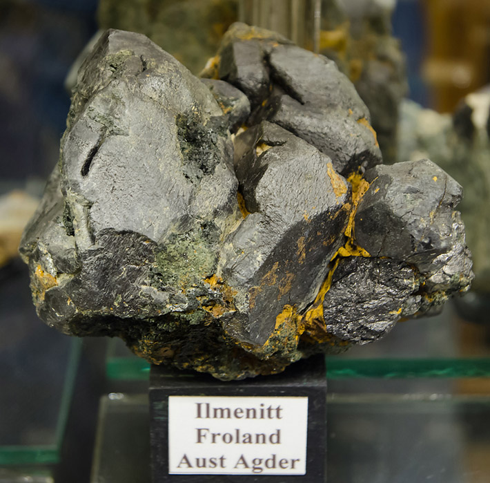 Huge ilmenite crystals from Froland, Norway