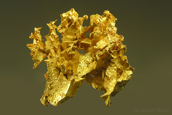 Big piece of native gold from Australia