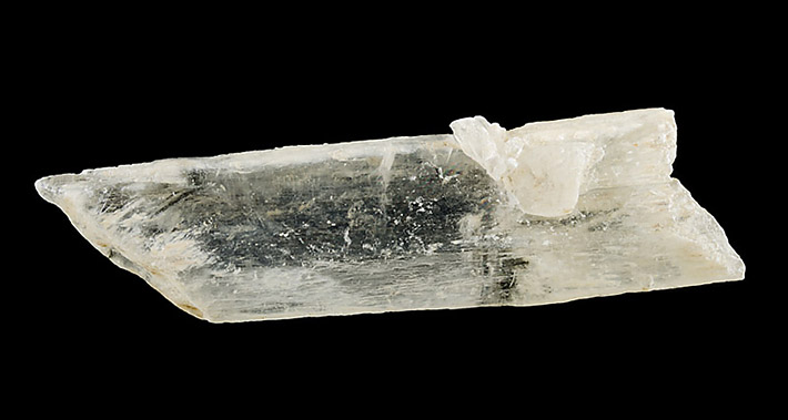perfect clear monoclinic crystal of gypsum from Strkovice in Czech Republic