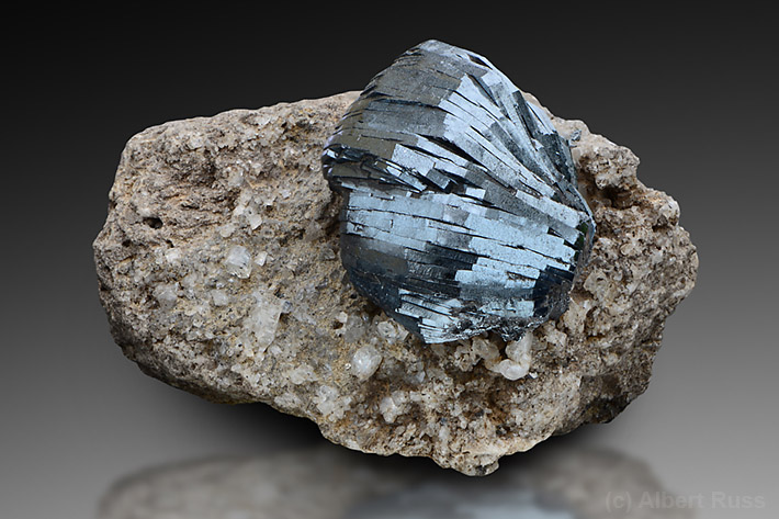 Hematite crystals from European Alps
