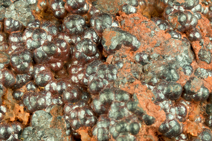 Botryoidal hematite from Hradiště, Czech Republic