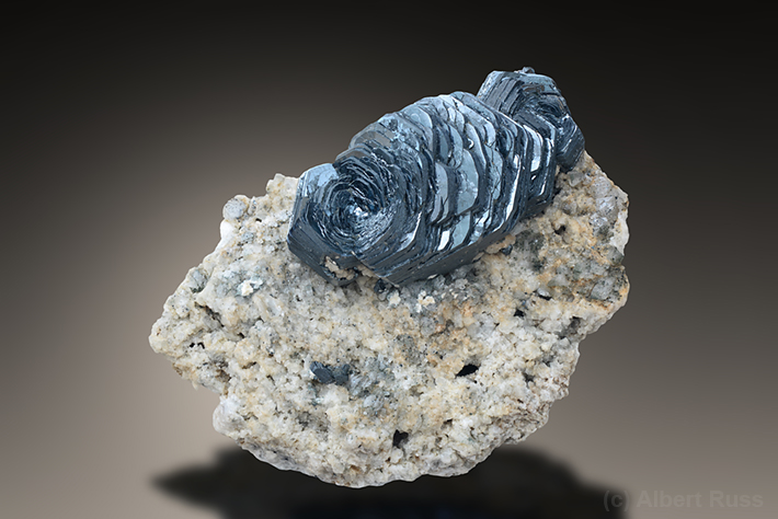 Iron Rose hematite crystal from Fibbia, Tessin, Switzerland