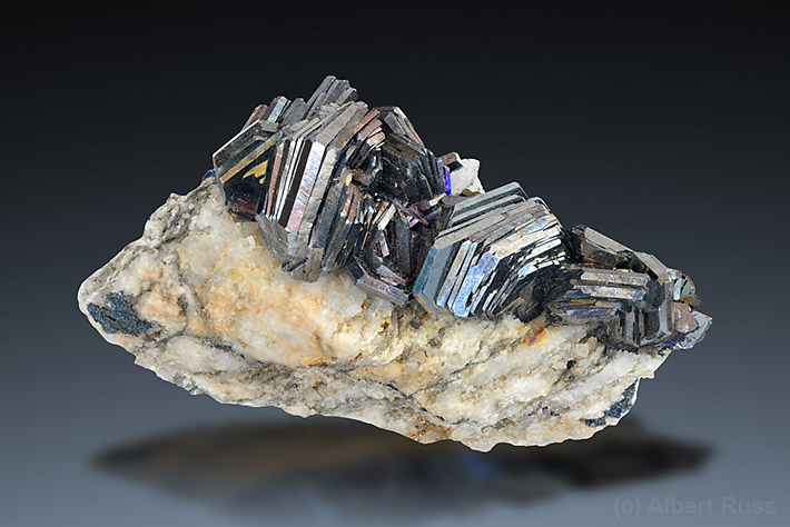 Hematite crystals from Tessin, Switzerland