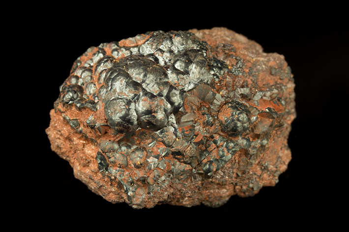 Botryoidal Kidney Ore hematite from Hradiště, Czech Republic