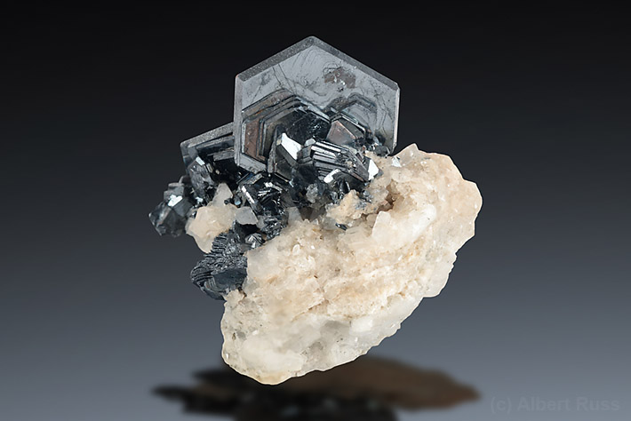 Hematite crystals from Tessin, Switzerland