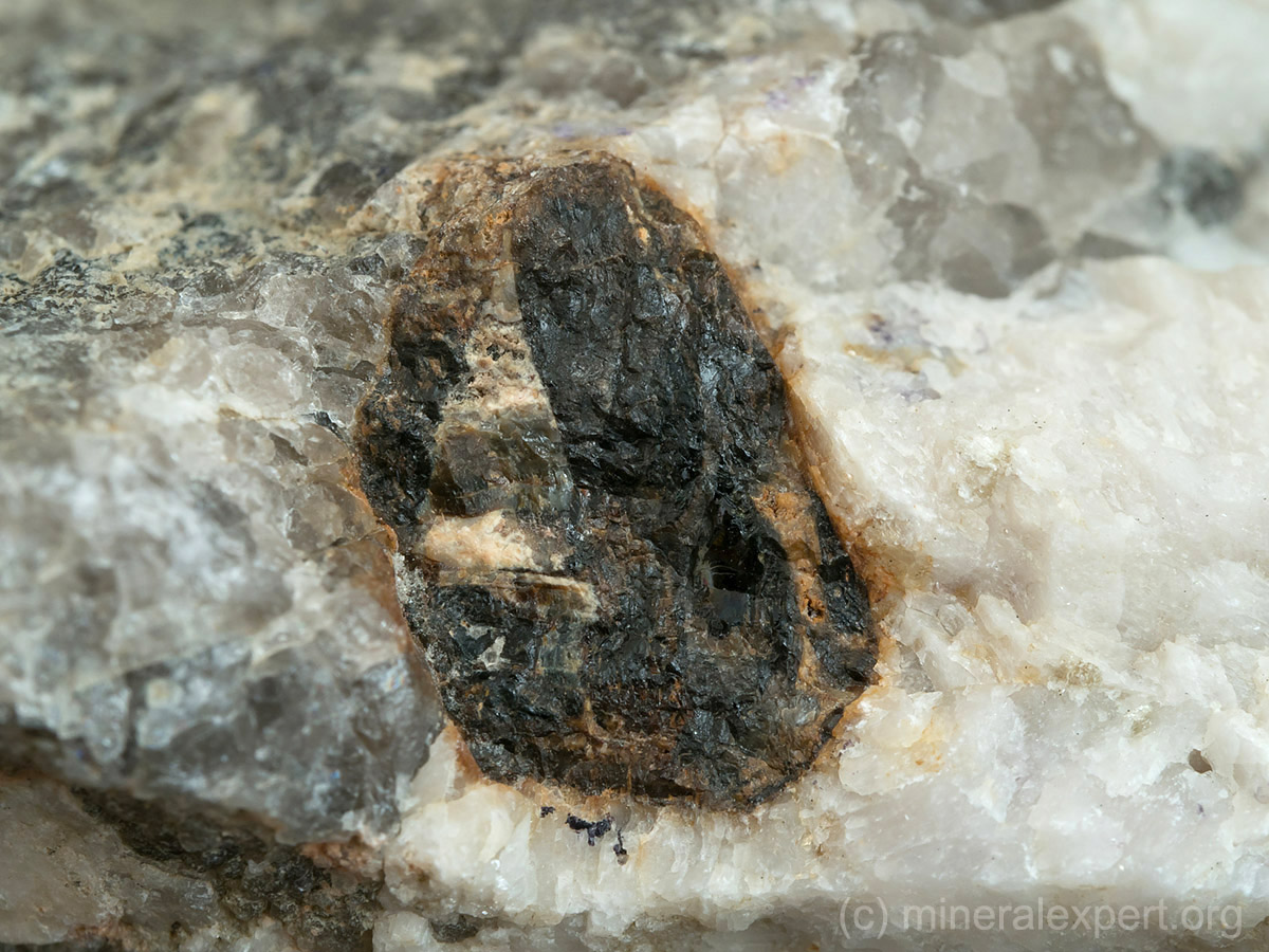 Gadolinite-(Y) from Høydalen pegmatite , Norway