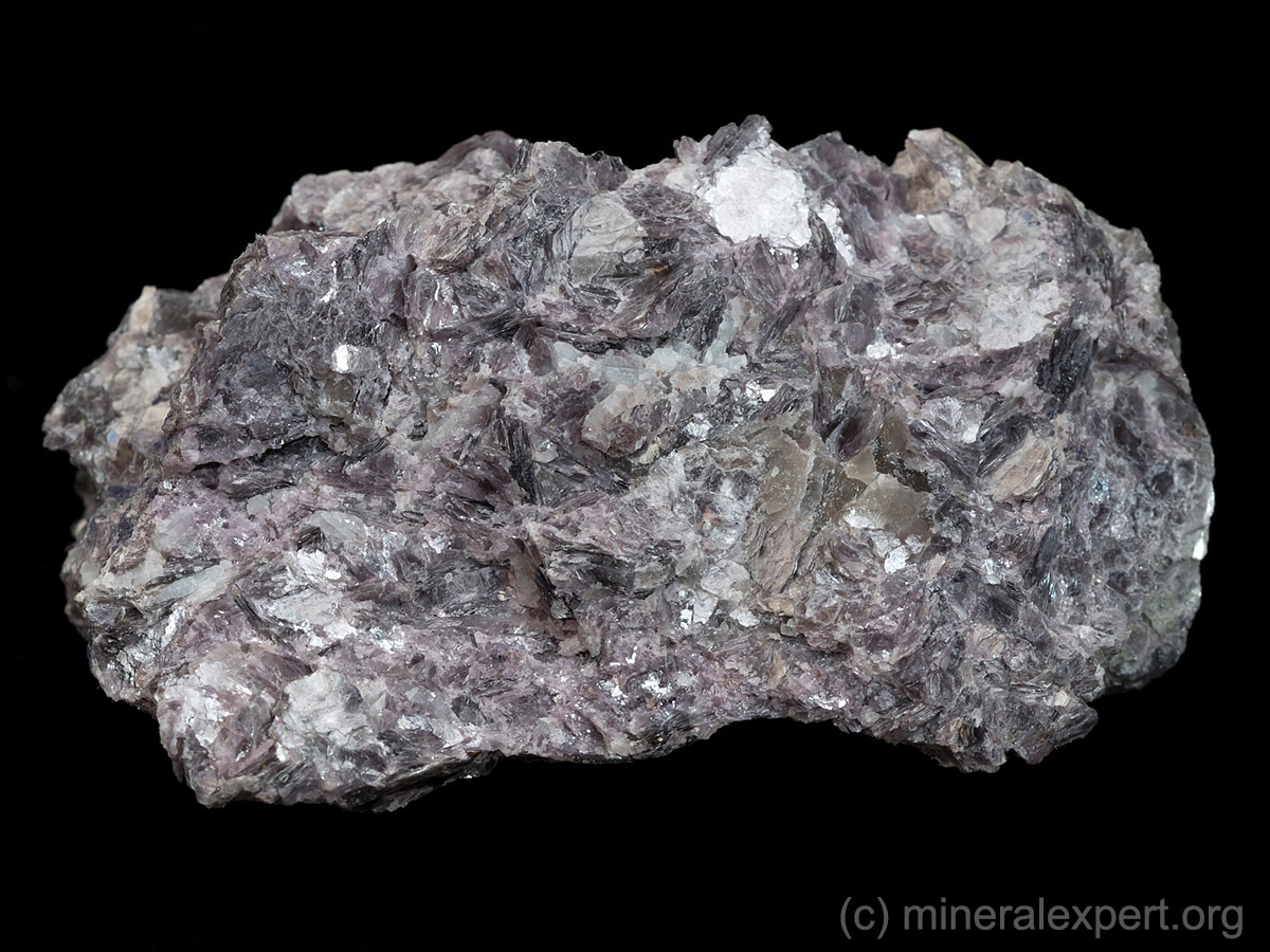 Pink lepidolite from Høydalen pegmatite , Norway