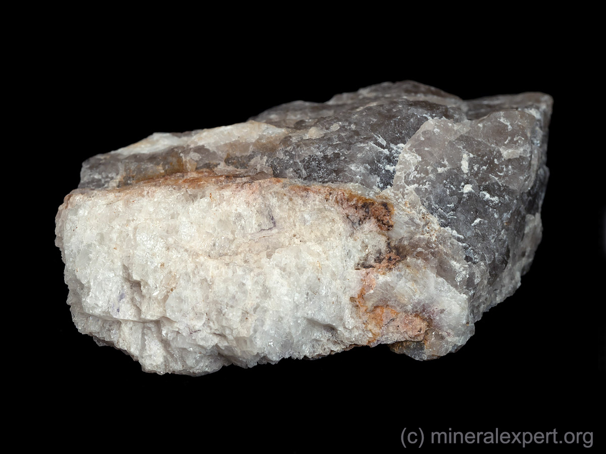 Topaz in quartz from Høydalen pegmatite , Norway