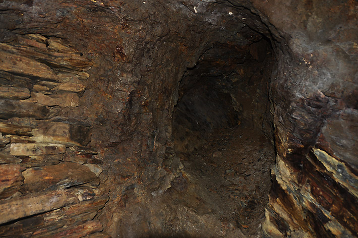 Ancient Roman gold mines at Dolaucothi mine, Wales