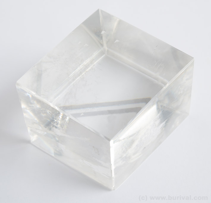 Optical quality flawless calcite crystal from Brazil