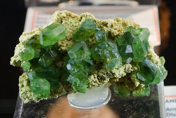 Green andradite crystals from Madagascar