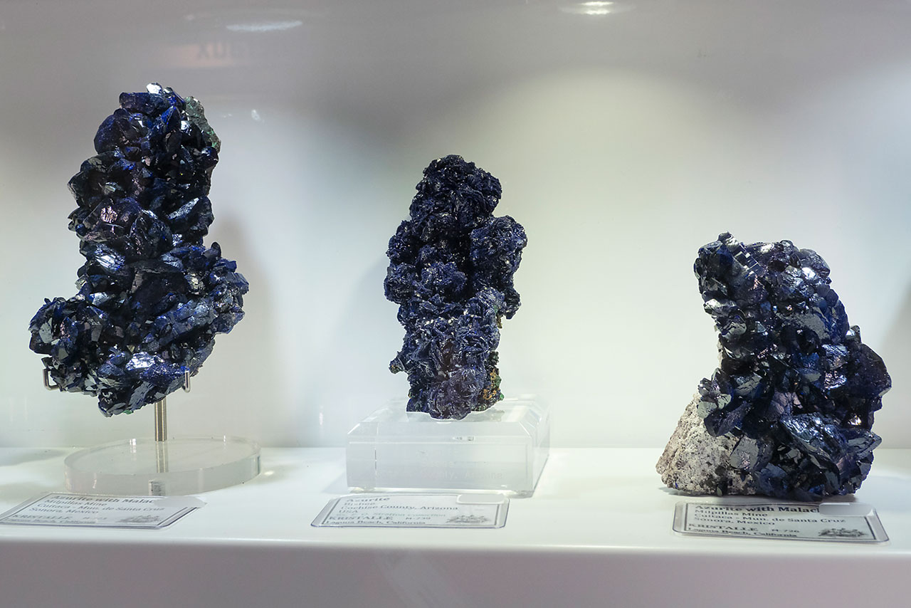 Big azurite crystals from Milpilas, Mexico