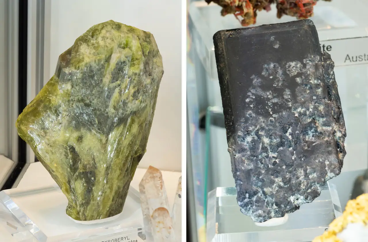 Chrysoberyl and allanite crystals from Madagascar