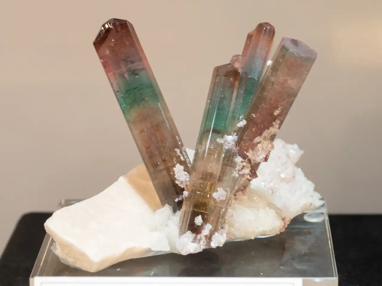 Nice multicolor tourmaline crystals from Coronel Murta, Brazil