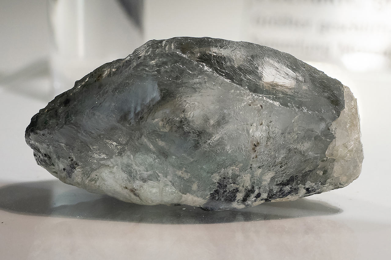 Big clear phenakite crystal from the Habachtal, Austria