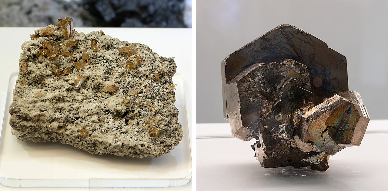 Titanite and pyrrhotite from Felbertal, Austria