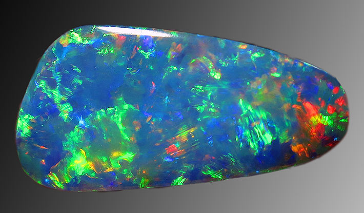 Precious opal cabochon