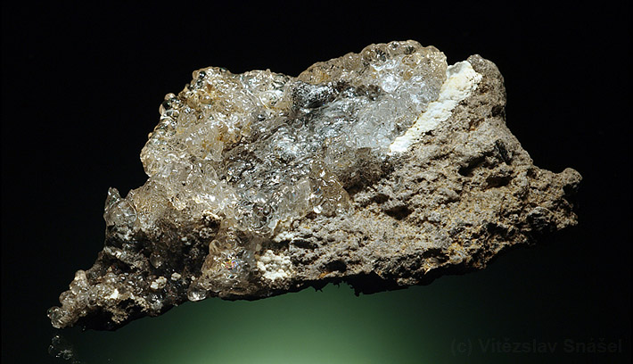 Hyalite opal from Valeč, Czech Republic