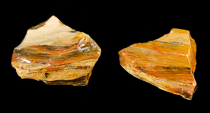 Wood opal from Povrazník, Slovakia