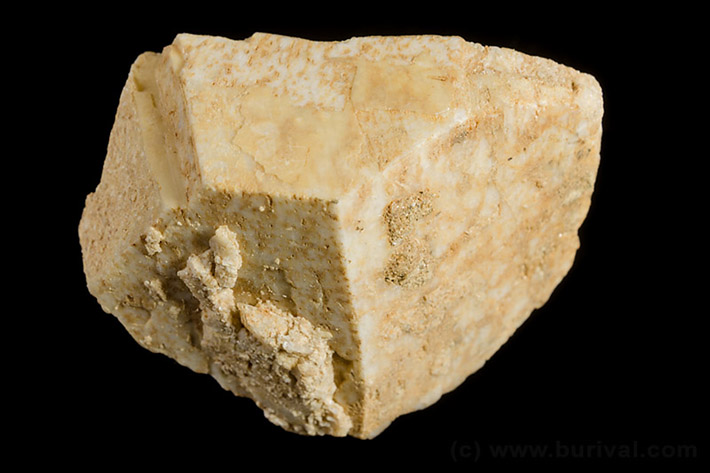 Crystal of orthoclase K-feldspar from Suky, Czech Republic